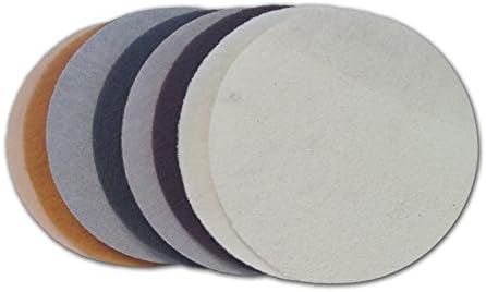 6 Inch Sanding Discs and Polishing Pad 24 Variety Pack-Durable 6 Inch Non Woven Surface Conditioning Discs Dry Sanding and Polishing Countertops Auto Body Repair Marine Paint Plastics Metal Fiberglass
