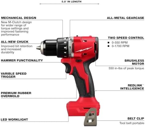 3693-24CX for Milwaukee M18 18V Cordless 4-Tool Combo Kit