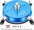 LidoDola 14'' Pressure Washer Surface Cleaner Blue, Power Washer Accessory
