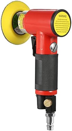 Mini Air Sander Pneumatic Orbital Polisher, High Speed 15000 RPM Compact Metal Sander for Woodworking Car Body Detailing