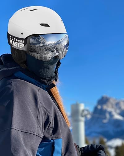 OutdoorMaster Kelvin Ski & Snowboard Helmet Set with RPO Goggles