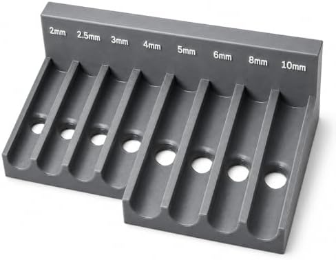 Magnetic T-Handle Hex Wrench Organizer Rack – Tool Storage for T-Handle Metric Keys – Compatible with Harbor Freight ICON Sets – Wall, Toolbox & Garage Mountable