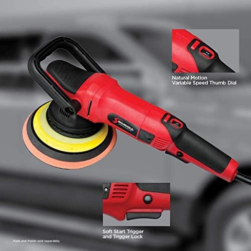 Shurhold Dual Action Polisher Buffing Tool for Boat, RV & Auto Detailing, Variable Speed, Ergonomic Grip