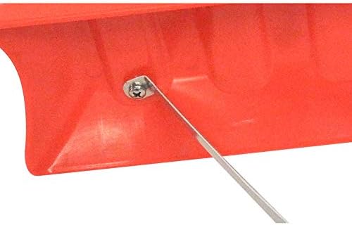 Extreme Max 5600.3262 Poly Roof Rake with 23" Blade,Red