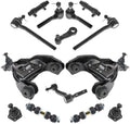 TRQ Control Arm Ball Joint 14pc Steering Suspension Kit