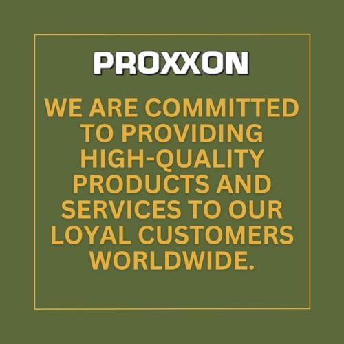 Proxxon Precision Vise FMZ with Clamp, Die-Cast Zinc Construction - Ideal for Workbenches & Tabletops - 3-Inch Jaws, 360-Degree Rotation - 28608