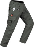 CNBQDD Mens Work Pants Cargo Tactical Construction for Men Ripstop Waterproof Lightweight Outdoor Hiking with Pockets