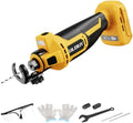 Cordless Drywall Cut-Out Tool for De-walt 20V Battery, 3 Speed Adjustable Brushless Rotary Saw with Up to 30000 RPM, Drywall Rotary Cutting Tool for Sheetrock,Wood,Plywood(Tool Only)