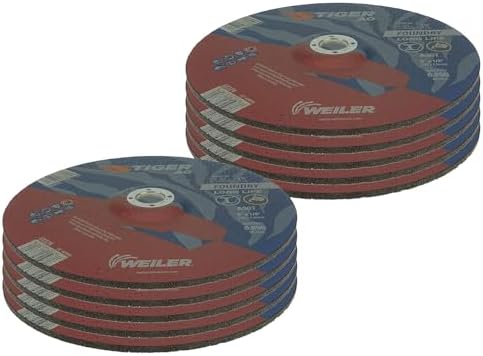 Weiler 68374 9" x 1/8" Tiger AO Type 27 Cut and Grind Combo Wheel A30T 7/8 A.H (Pack of 25)