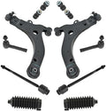 TRQ Front Steering & Suspension Kit Control Arm with Ball Joint Steering