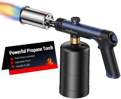 ThermoMaven Propane Torch Gun, One-Touch Max Fire Flame Thrower
