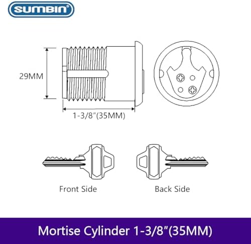 Escutcheon Commercial Heavy Duty Mortise Lock Handle Set (Dormitory Function)