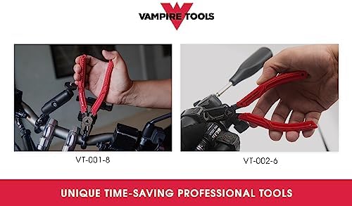 VAMPLIERS 2-PC Screw Extractor Pliers Set 8" Pro + 6.25" Black Oxide, Pouch