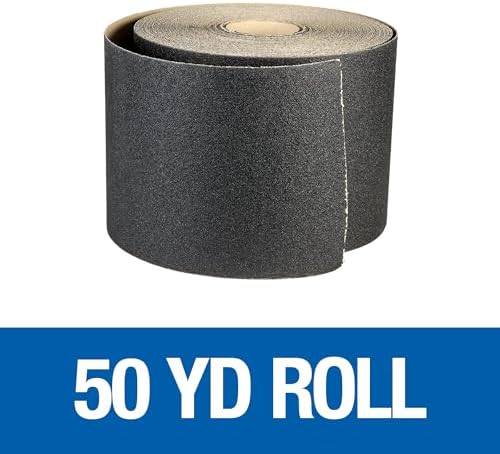 Mercer Industries 400050 Silicon Carbide Floor Sanding Roll, 8" x 50 yd, Grit 50F