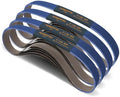POWERTEC 1x30 Sanding Belts, 24PK, 6 Each of 24/36/60/100 Grits, 1 x 30 Inch Zirconia Sanding Belts for Belt Grinder, Belt and Disc Sander, Knife Sharpening, Woodworking (41300-2Z)