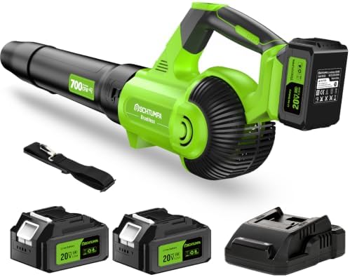 Leaf Blower Cordless 1200W 700CFM 200MPH Leaf Blower for Lawn Care Yard