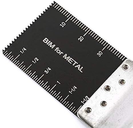 50PCS Bi-Metal Oscillating Multitool Quick Release Oscillating Saw Blades Fits Fein Multimaster, Porter Cable, Black&Decker, Bosch Craftsman, Ridgid, Makita, Milwaukee, Dewalt etc