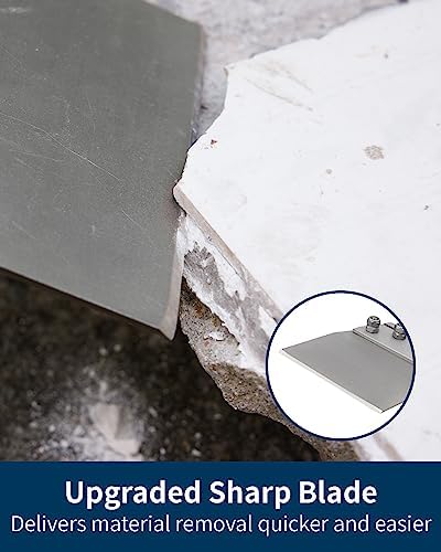 Firecore 6 Inch by 25 Inch SDS Max Floor Scraper Set with Replacement Blade