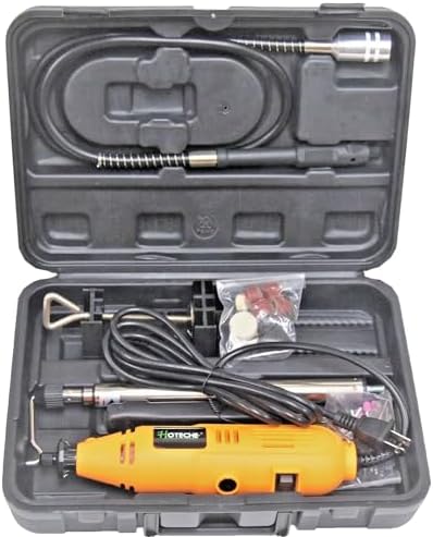 40PC Rotary Tool Kit Die Grinder Polisher Flexible Shaft Stand