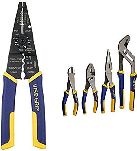 IRWIN VISE-GRIP Multi-Tool Wire Stripper/Crimper/Cutter With VISE-GRIP Pliers Set