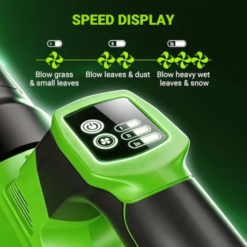 Leaf Blower Cordless 1200W 700CFM 200MPH Leaf Blower for Lawn Care Yard