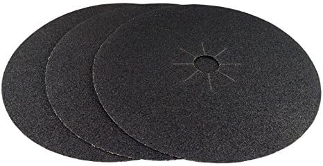 Starcke 16'' x 2'' Silicon Carbide Slotted Edger Floor Sanding Discs (10 Pack, 24 Grit)