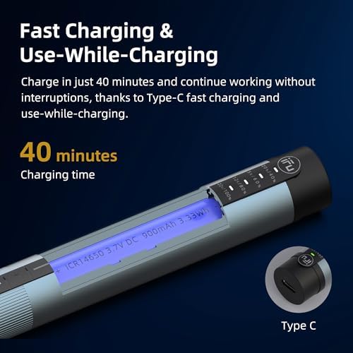 iFu Mini Cordless Rotary Tool Kit, 150mN.m Torque Engraving Pen