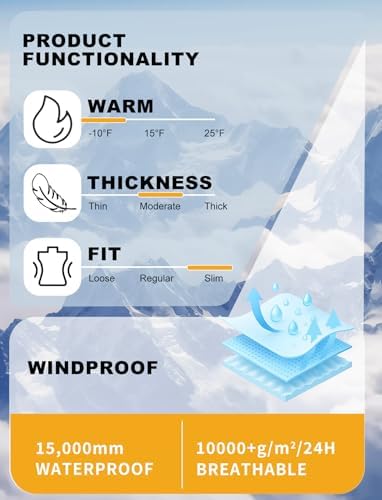 GSOU SNOW Womens Ski Suit One Piece Jumpsuit Snow Jacket Waterproof