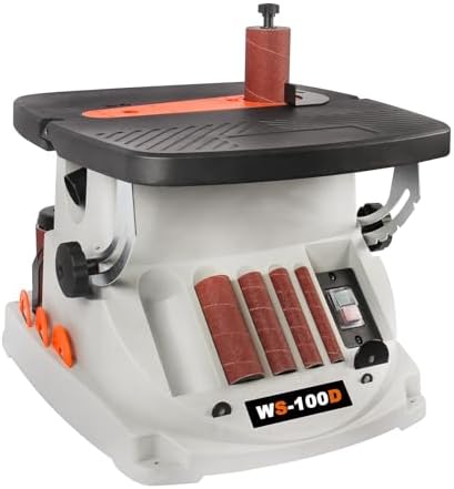 4 x 24 Belt & Oscillating Spindle Sander, KAKA INDUSTRIAL WS-100D