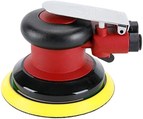 Professional Air Random Orbital Palm Sander, Heavy Duty Dual Action Pneumatic Sander with 1pc Backing Plate (5 inch)