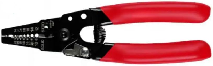 For Milwaukee 48-22-3079-48-22-3043 7.75 in. Combination Electricians 6-in-1 Wire Strippers Pliers with 10-24 Compact Wire Stripper and Cutter (2-Piece)