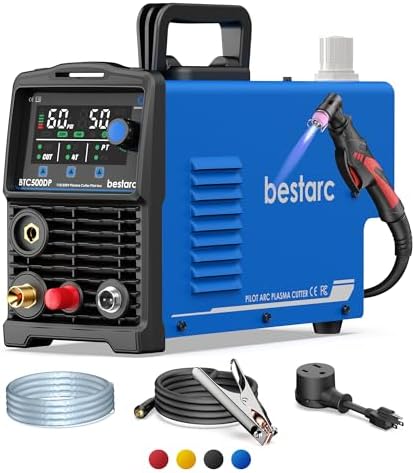 Bestarc 50A Plasma Cutter Machine, Pilot Arc, IGBT 110V/220V Dual Voltage