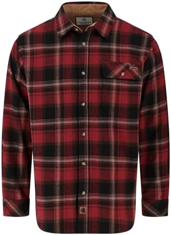 Legendary Whitetails Mens Flannel Long Sleeve Button Down 100% Cotton Shirt