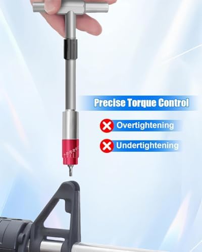 Maintenance Kit with T-Handle Wrench Torque Drivers Battery Cap Tool | Portable Multi-Functional Hardcase Maintenance Tool Set