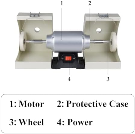 550W Dental Double Top Lab Bench Buffer Polisher 3000RPM for Casting Jewelry Polishing Machine