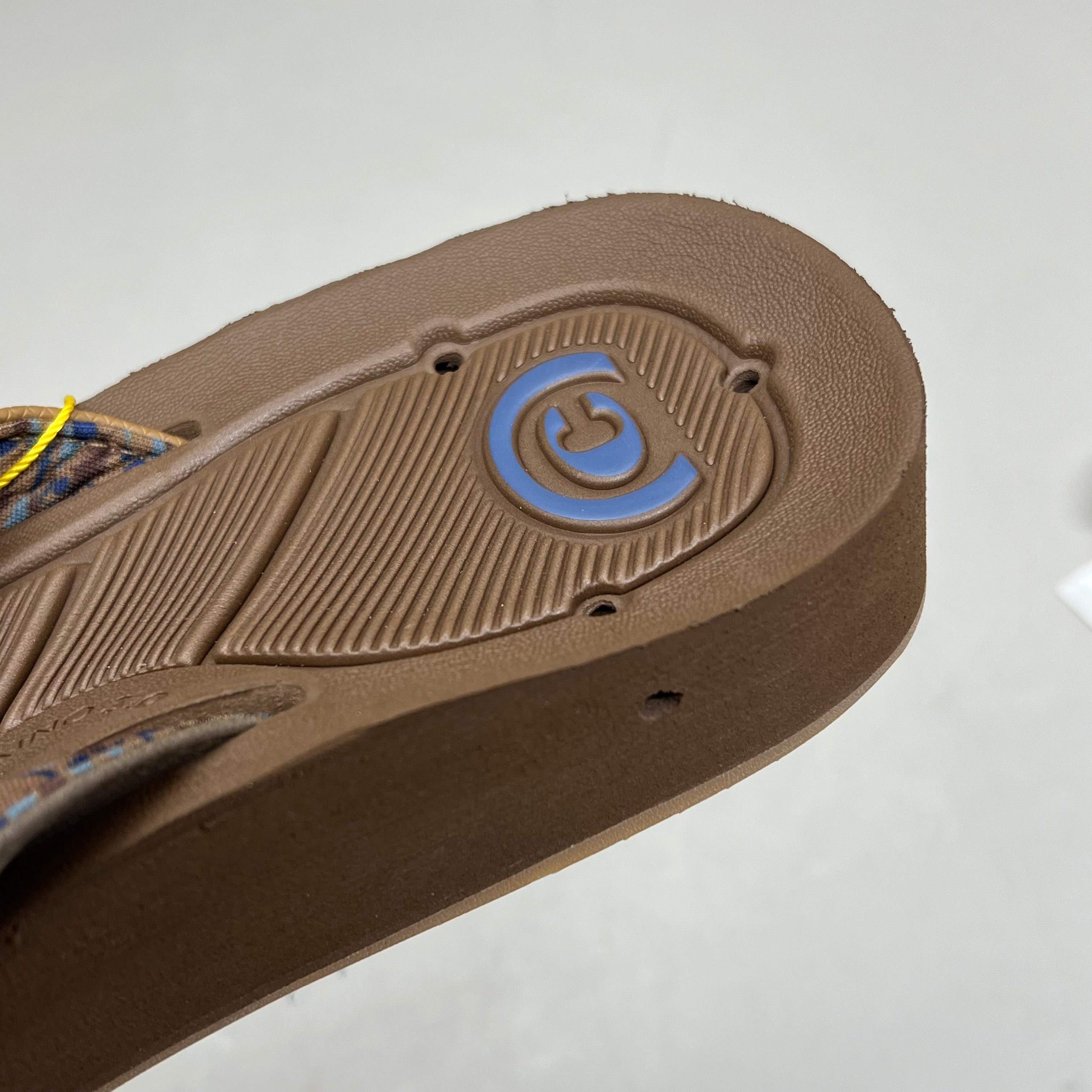 COBIAN Synthetic Suede Draino 3 Sandals  Men's Sz 12, EU 45 Brown HBD23-200-12