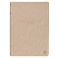The Spiritual Growth Bible, Study Bible, NLT - New Living Translation Holy Bible, Faux Leather, Pearlescent Taupe - Leather