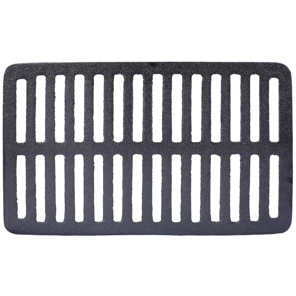 Oval Cast Iron Grill Outdoor Portable Charcoal Tabletop Skillet