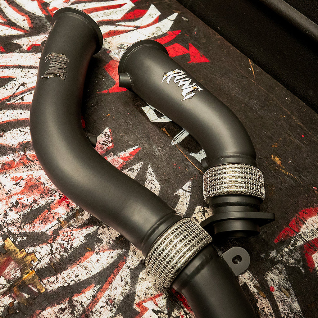 Rvng (F80/F82/F87) S55 3.5' XL Flow Series Catless Downpipes