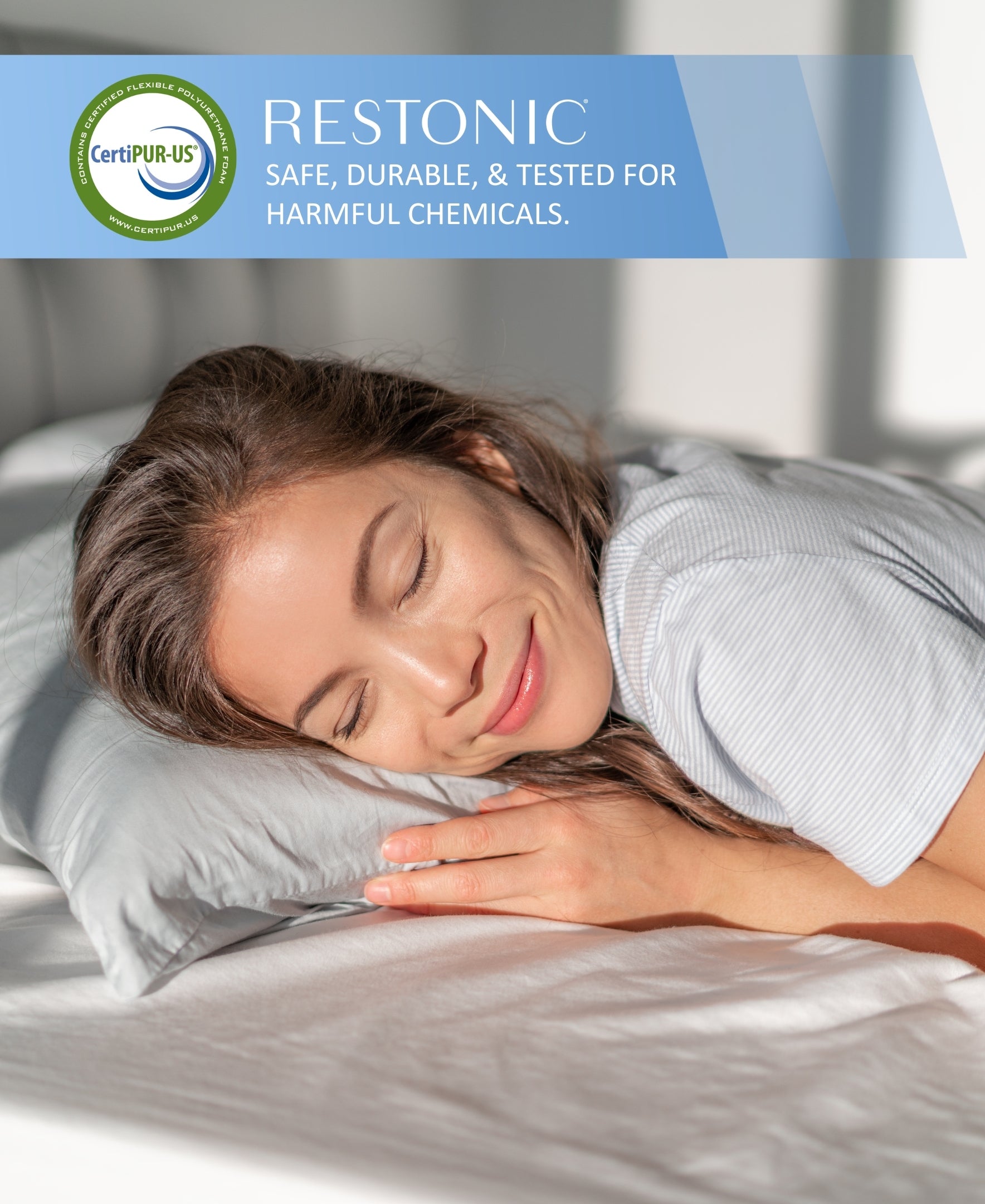 Restonic ComfortCare Hybrid Restful Nights Euro Top Plush Full Mattress