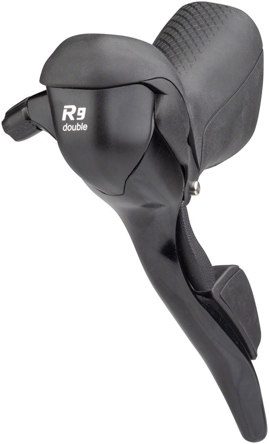 microSHIFT R9 Left Drop Bar Shift Lever - Double Shimano Compatible Black