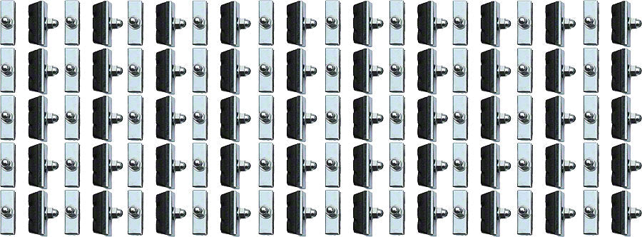 Jagwire Basics X-Caliper Brake Pads - Threaded Black Box of 50 Pairs