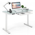 48-Inch Height Adjustable Electric Standing Desk with Drawer