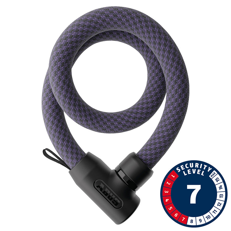 Abus Yarnit 4004K Chain Lock Key 4mm 110cm 3.6' Midnight Purple