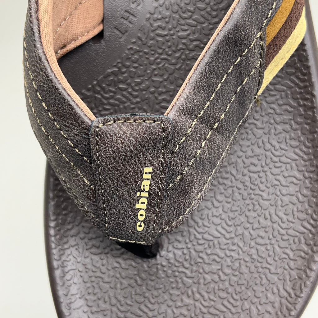 COBIAN Kandui Synthetic Leather Strap Men's Sz 11, EU 44 Chocolate KAN25-2011-11