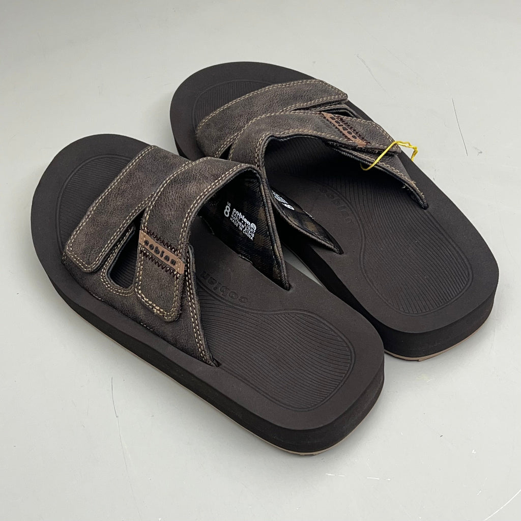 COBIAN Trestles Trek Slide EVA Top Sole Men's Sz 9, 41.5 Eu Chocolate TTS24-201-9