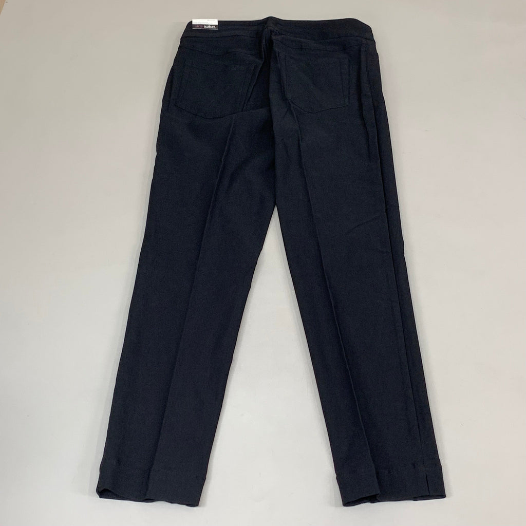 MULTIPLES Ankle Pant  Petite Women's Sz 6 Black M30719PM