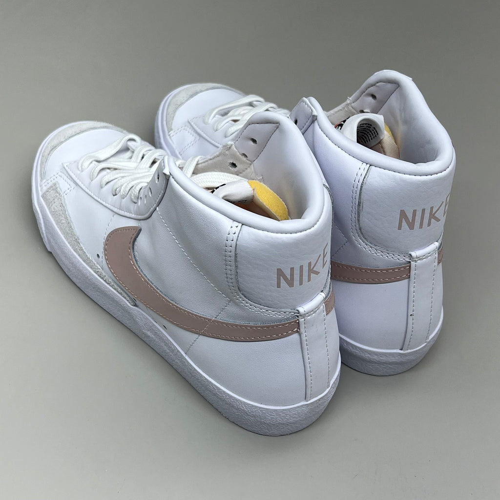 NIKE Blazer Mid '77 Retro Sneakers SZ Womens 12 Mens 10.5 White/Pink CZ1055 118