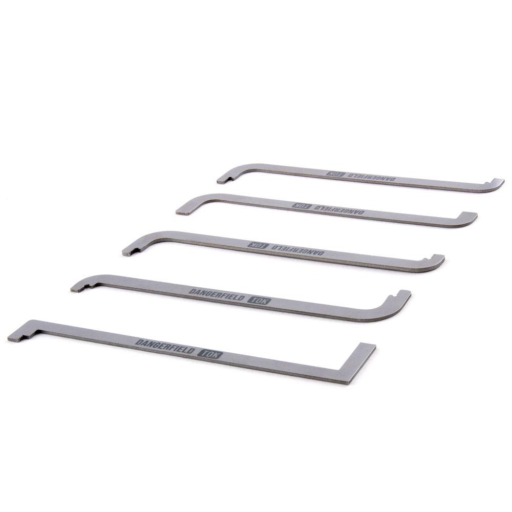 Dangerfield TOK Top of Keyway Tension Wrench / Turning Tools set - 5 Piece