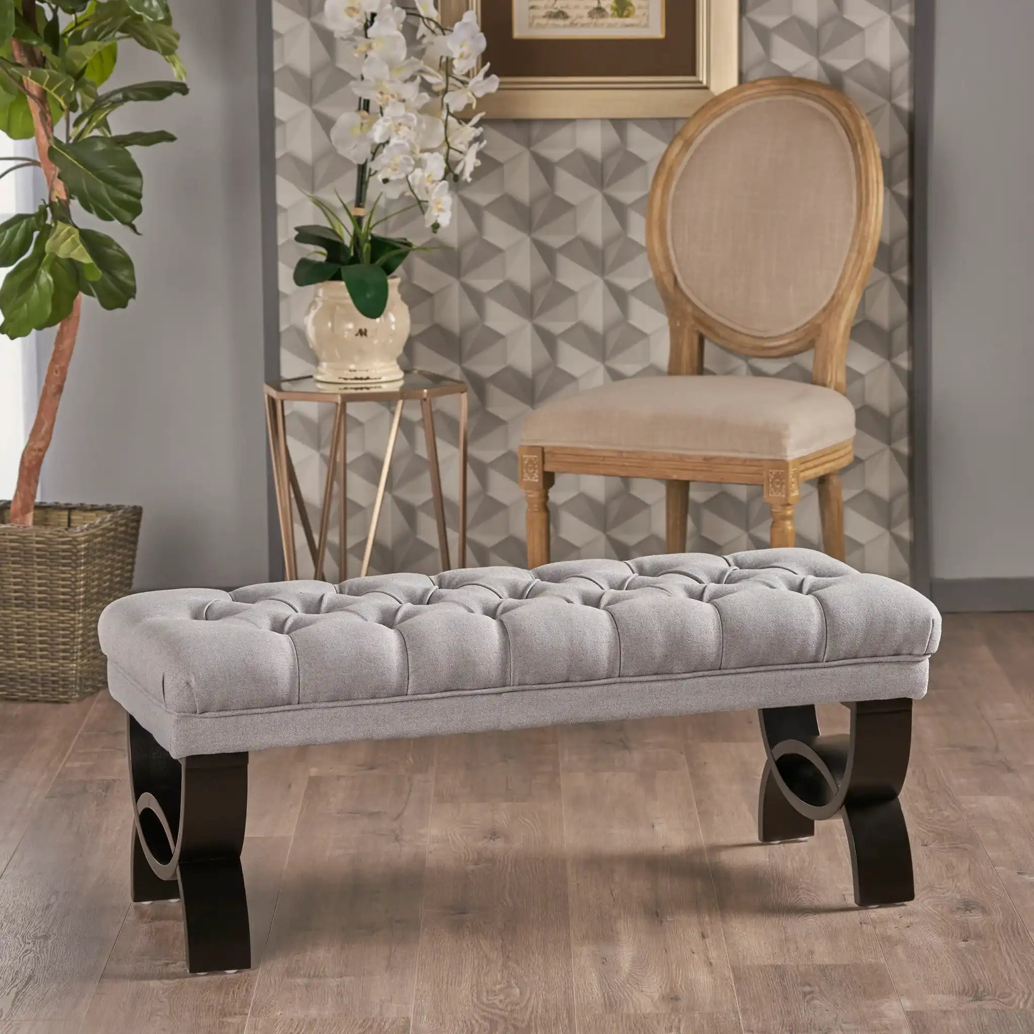 Hilton Ottoman Bench Classic Style